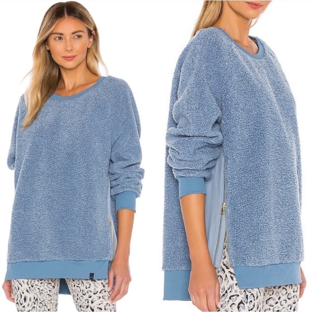 BOGO! VARLEY Oakden Sherpa Side Zip Pullover Blue Size XS